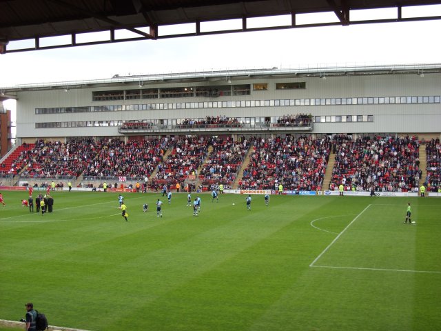 The West Stand During the Match